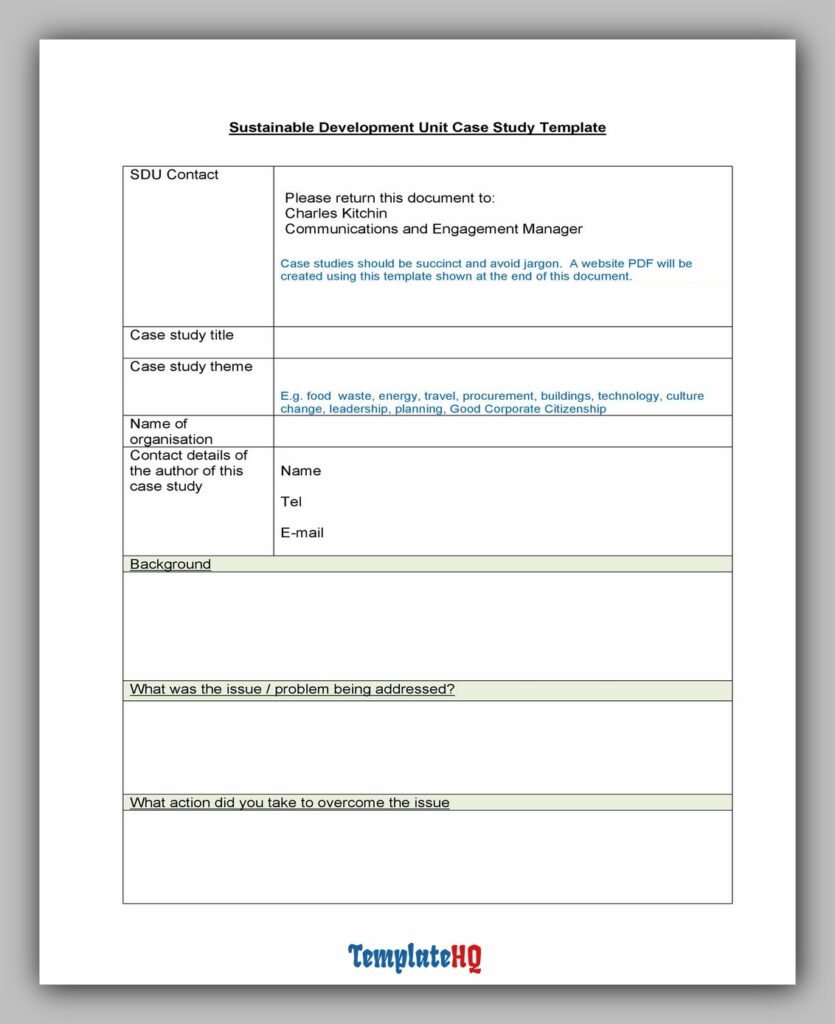 Case Study Example 12 Case Study Example 12