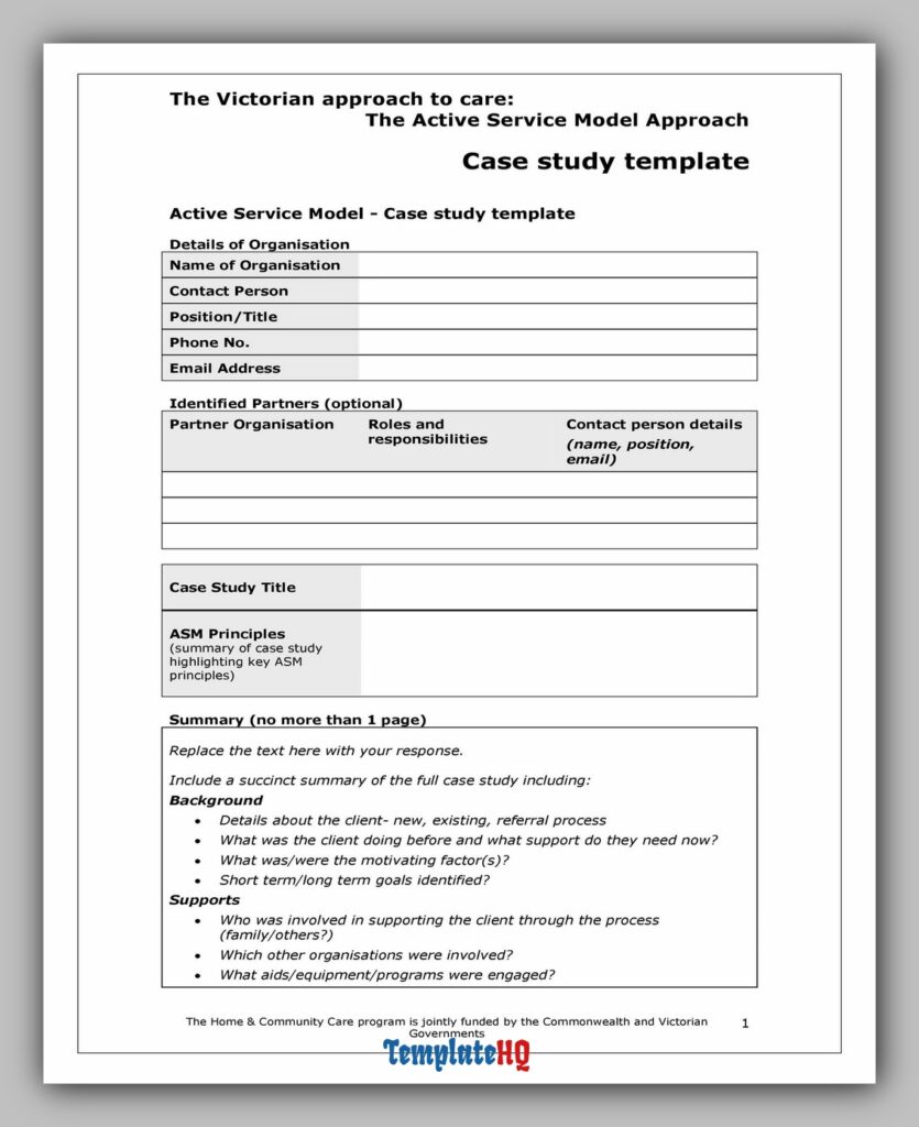 Case Study Example 15 Case Study Example 15