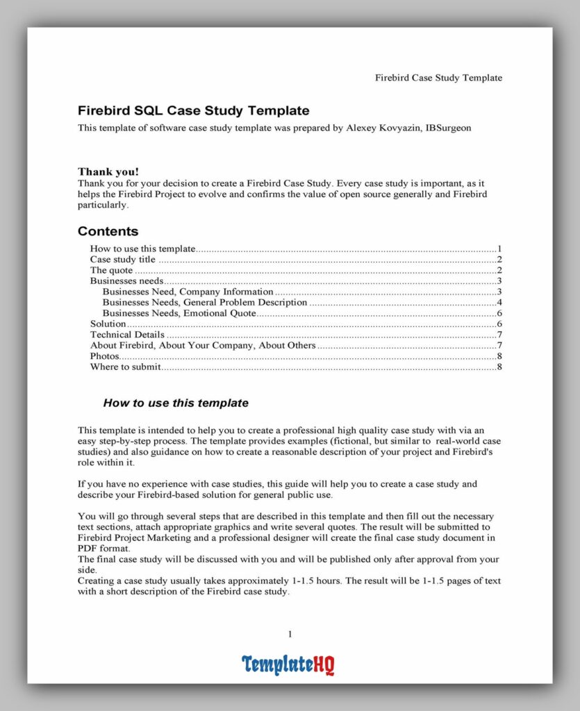 Case Study Example 16 Case Study Example 16