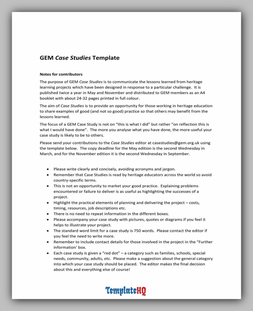 Case Study Example 18 Case Study Example 18