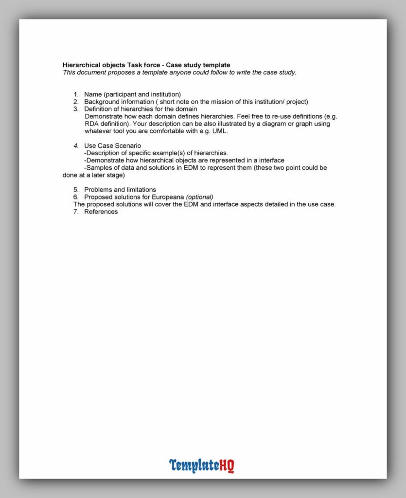 Case Study Example 21 Case Study Example 21