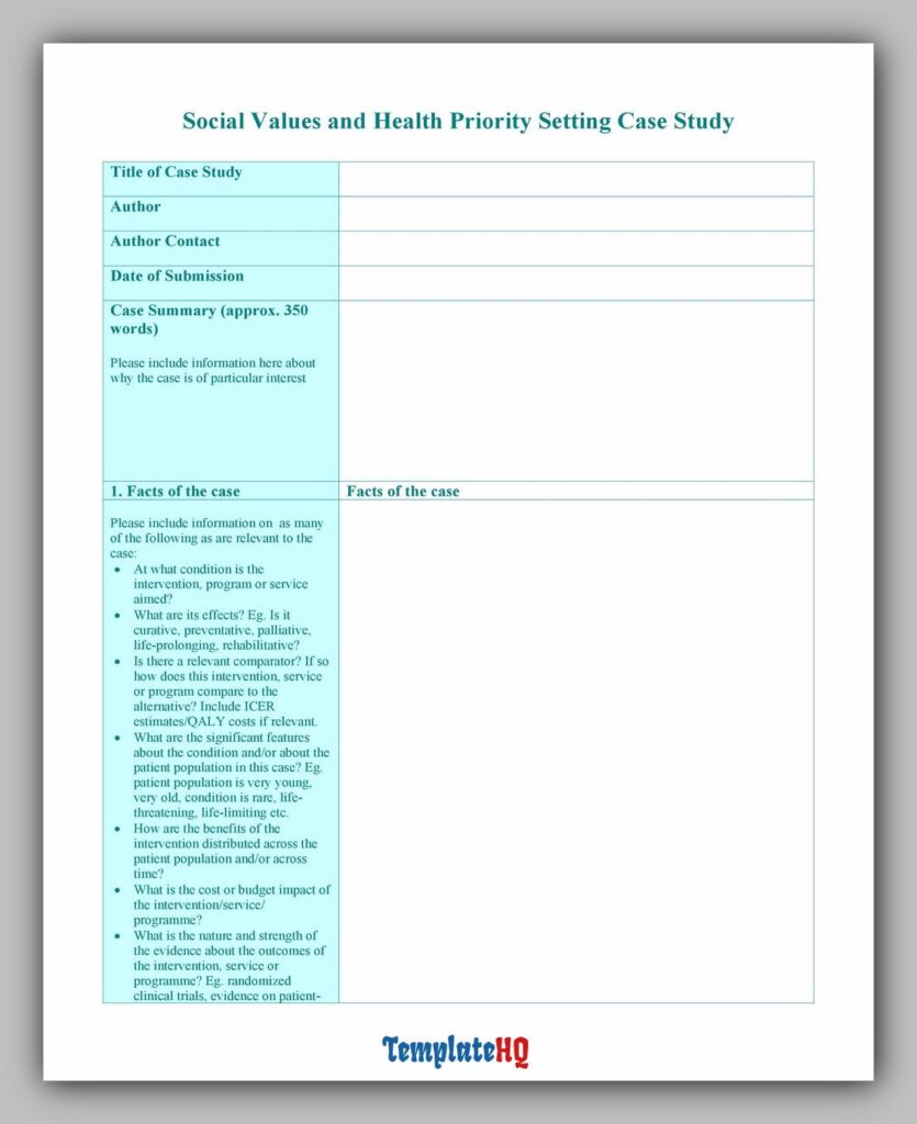 Medical Case Study Examples Medical Case Study Examples