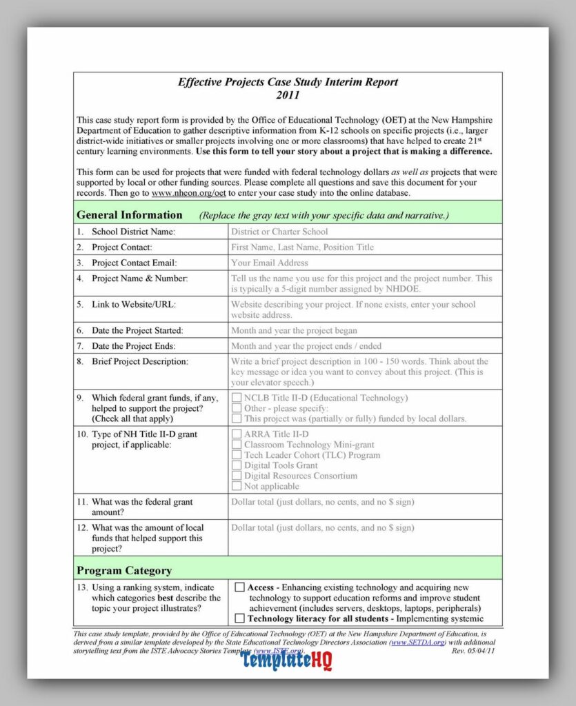 Project Case Study Examples Project Case Study Examples