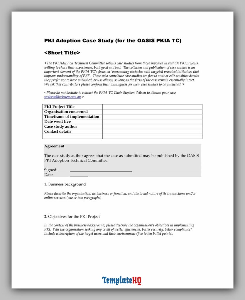 Case Study Example 40 Case Study Example 40