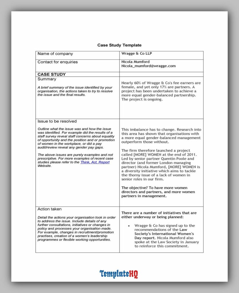 Case Study Example 46 Case Study Example 46