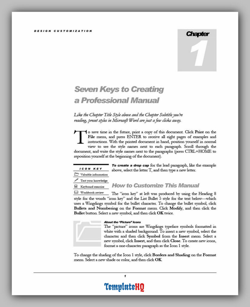 Instruction Manual Template 01 Instruction Manual Template 01