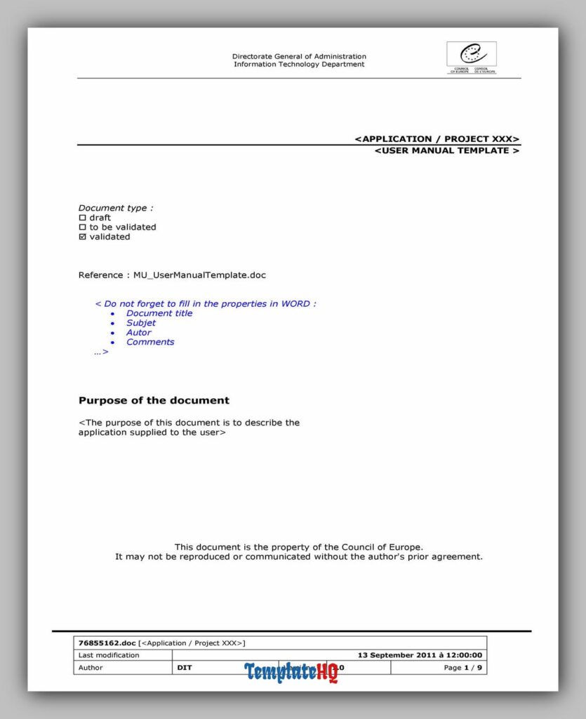Instruction Manual Template 03 Instruction Manual Template 03