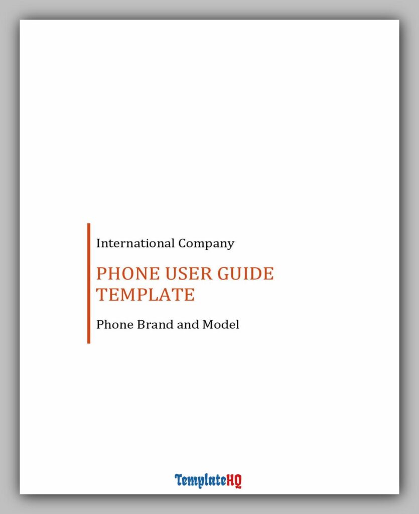 Instruction Manual Template 12 Instruction Manual Template 12