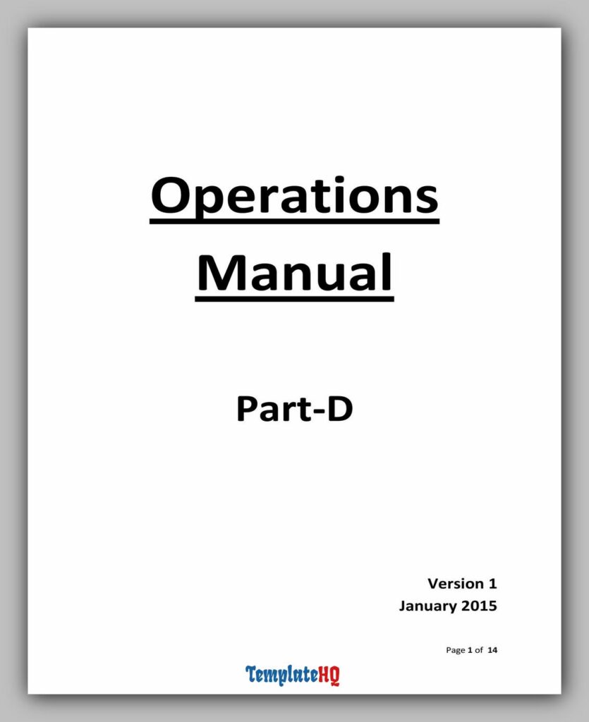 Instruction Manual Template 18 Instruction Manual Template 18