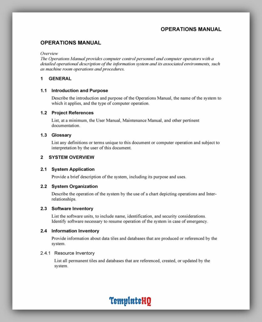 Instruction Manual Template 20 Instruction Manual Template 20