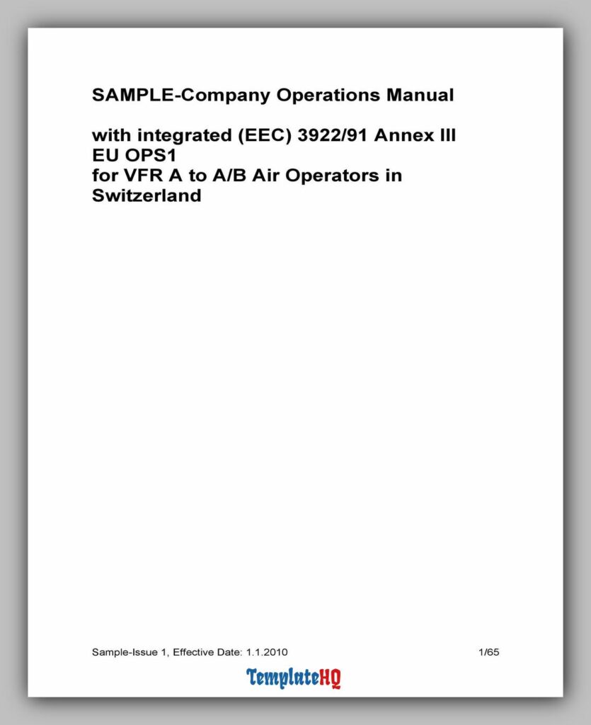 Instruction Manual Template 22 Instruction Manual Template 22