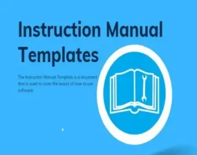 Instruction Manual Templates Featured