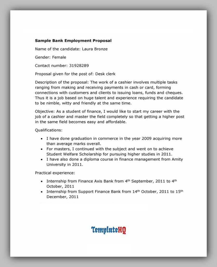 Job Proposal Template 06