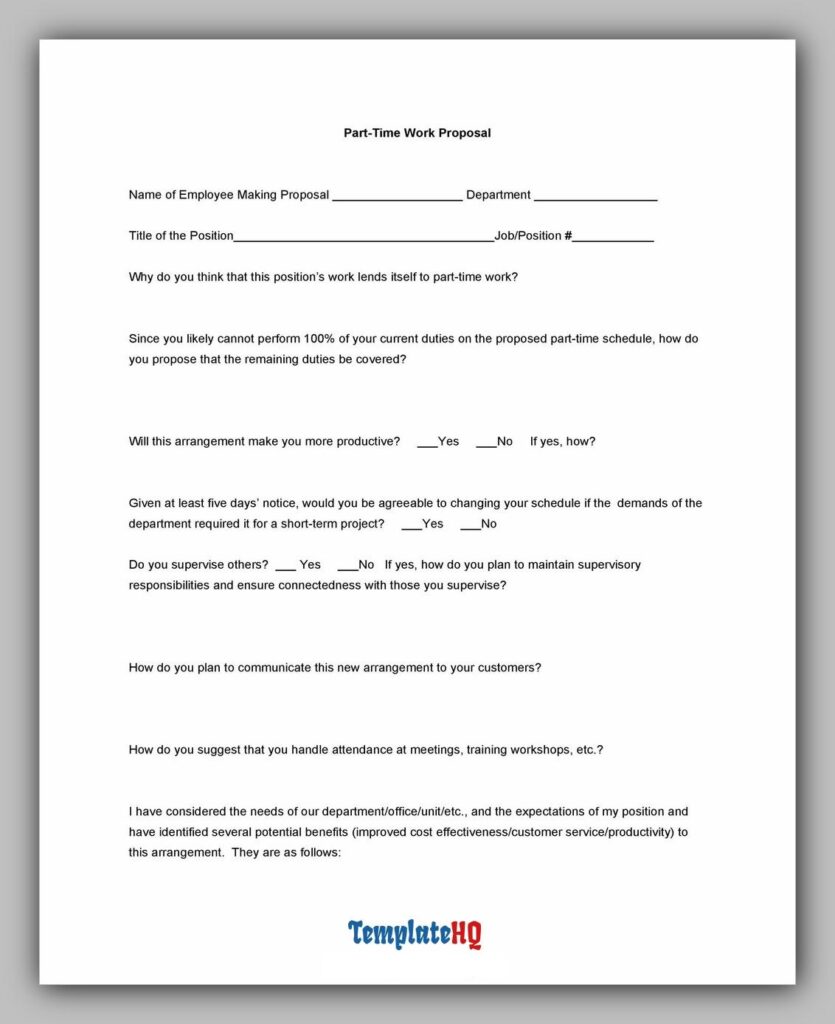 Job Proposal Template 10