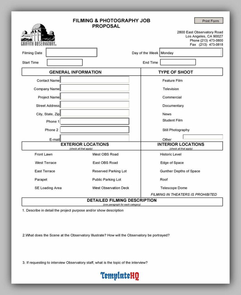 Job Proposal Template 19