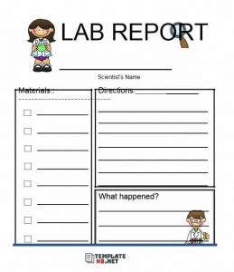 Lab Report Template 11