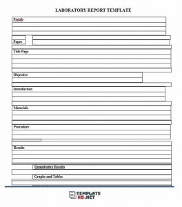 Lab Report Template 15