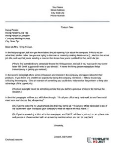 Letter of Interest Template 07