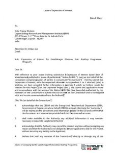 Letter of Interest Template 24