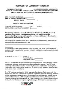 Letter of Interest Template 25