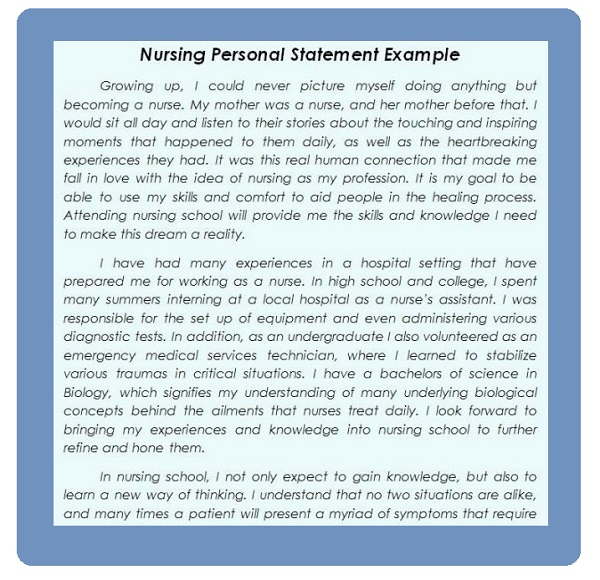 Nursing Personal Statement for A Job 06
