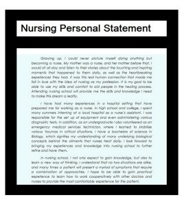 nursing personal statement conclusion