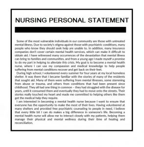 Personal statement template for nursing jobs