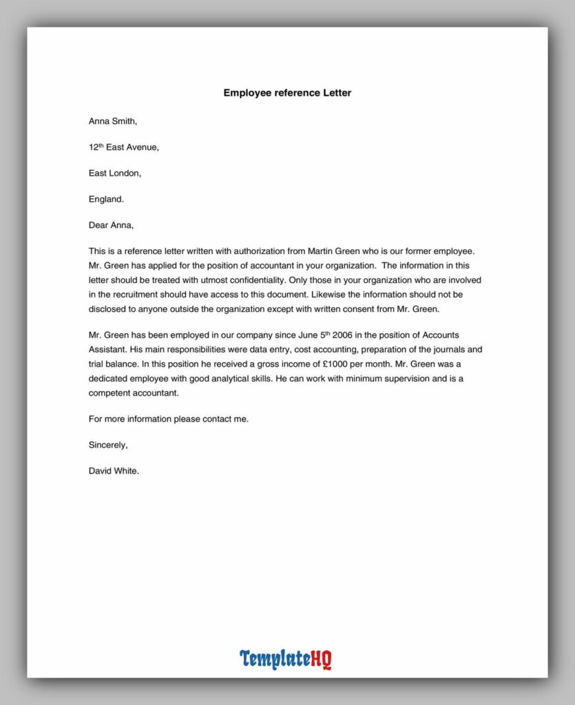 Personal Reference Letter 17 Personal Reference Letter 17