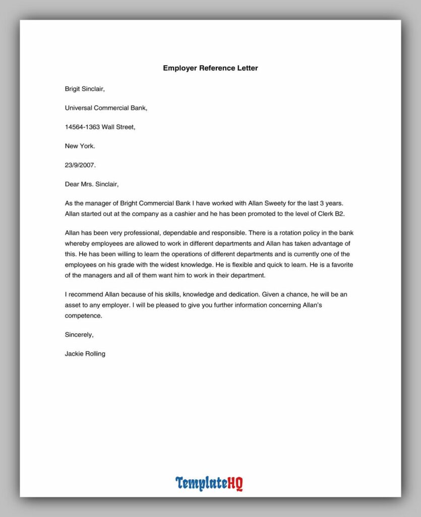 Personal Reference Letter 28 Personal Reference Letter 28
