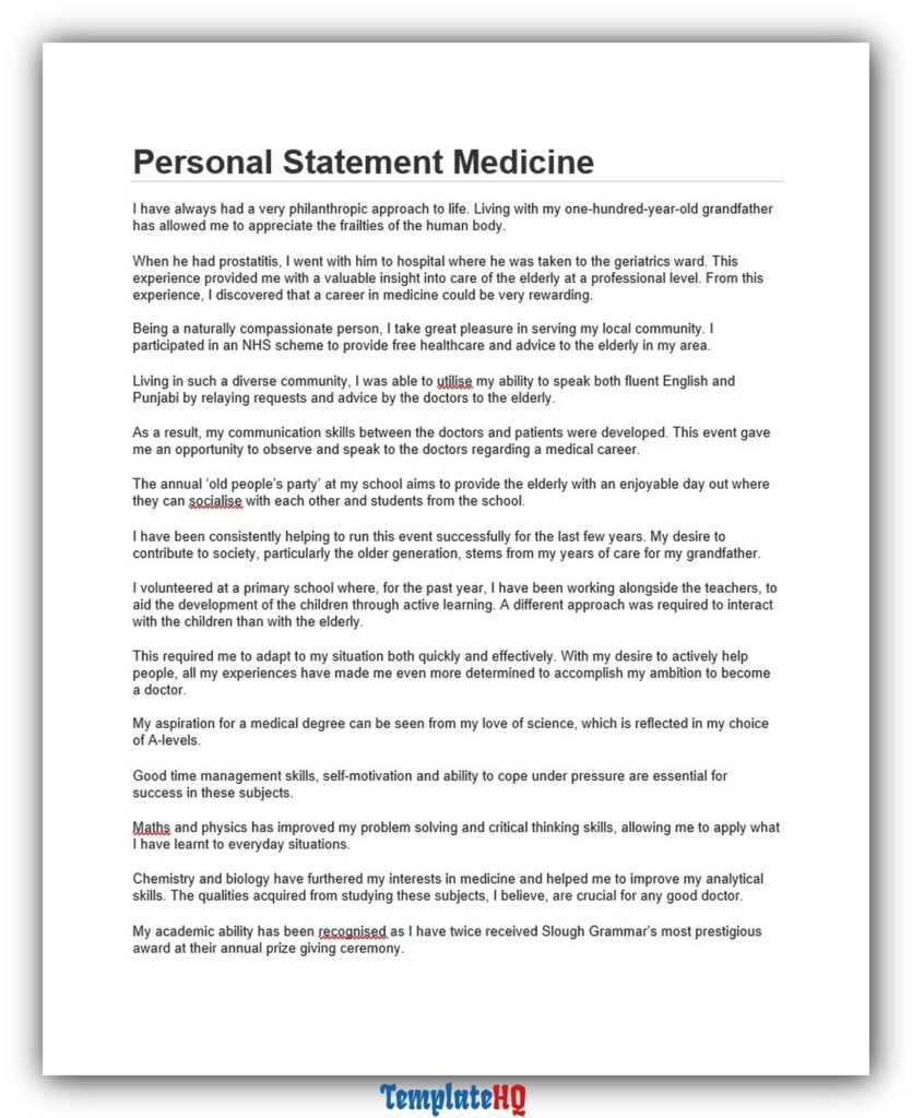 Personal Statement Medicine 05