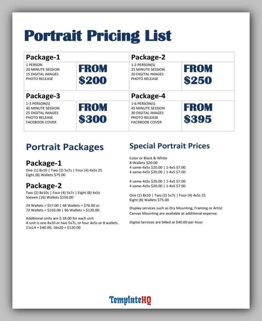 Product Price List 06 Product Price List 06