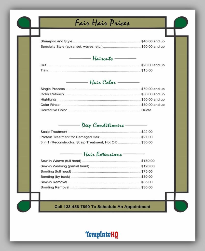 Product Price List 28 Product Price List 28