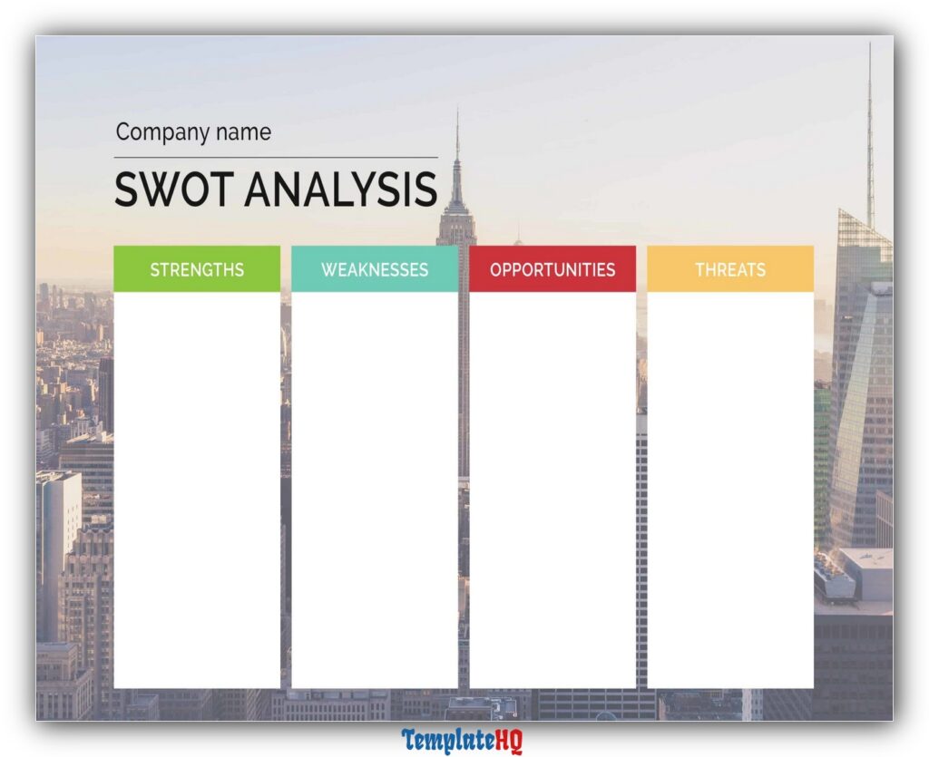 SWOT Analysis Template Excel 23 SWOT Analysis Template Excel 23