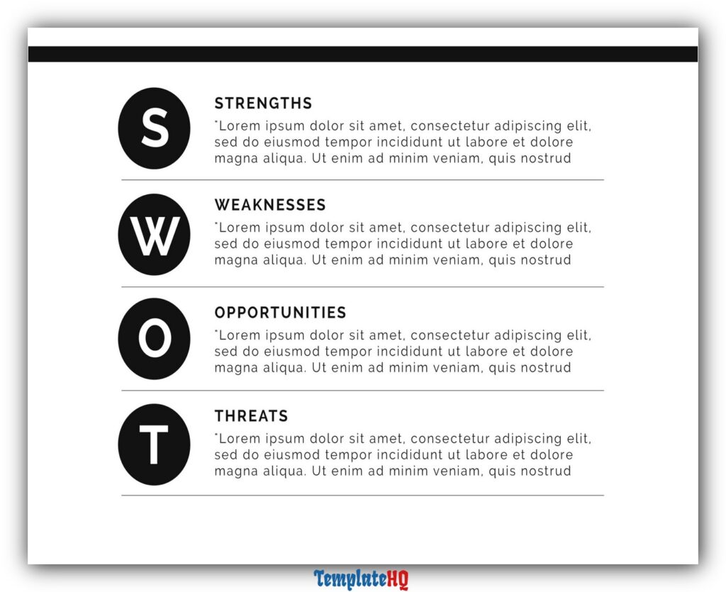 SWOT Analysis Template Excel 26 SWOT Analysis Template Excel 26