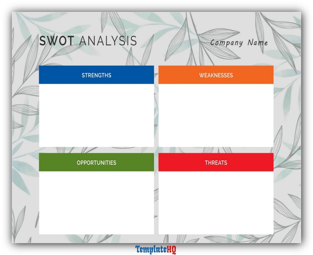SWOT Analysis Template Excel 27 SWOT Analysis Template Excel 27