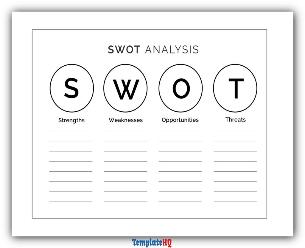 SWOT Analysis Template Excel 36 SWOT Analysis Template Excel 36