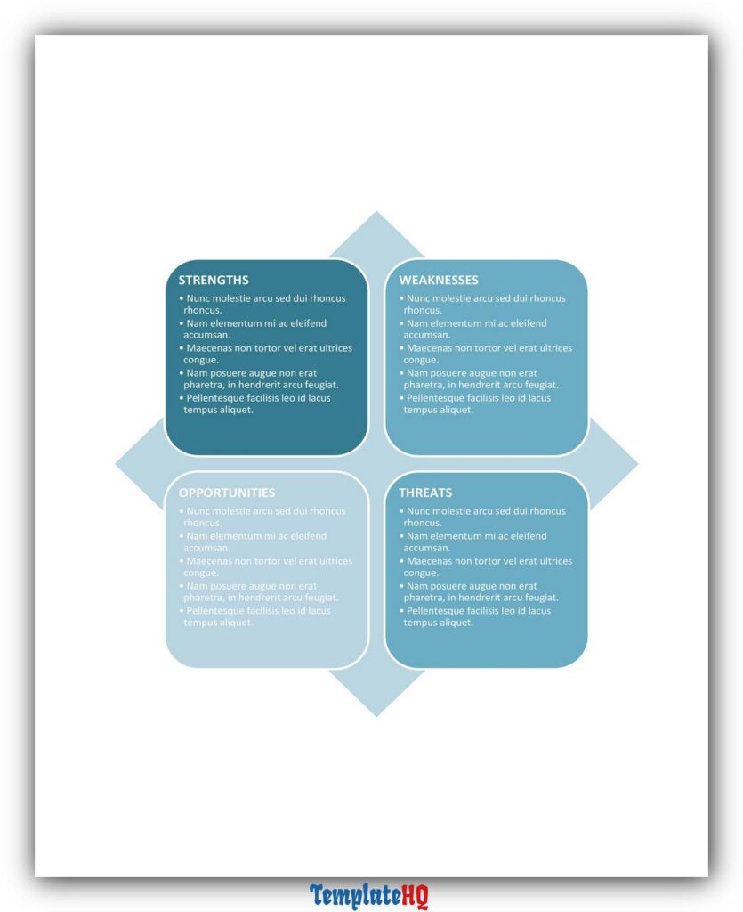 SWOT Analysis Template Excel 46 SWOT Analysis Template Excel 46
