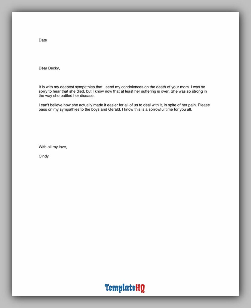 Sympathy Message Examples 04