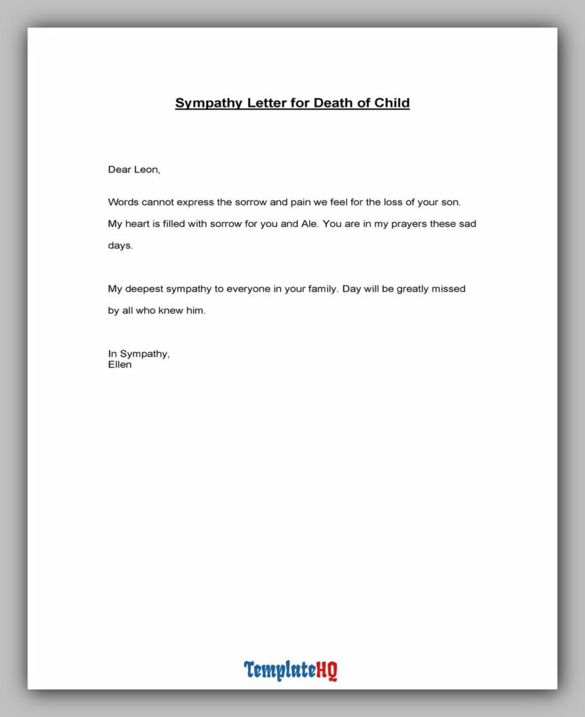 Sympathy Message Examples 05