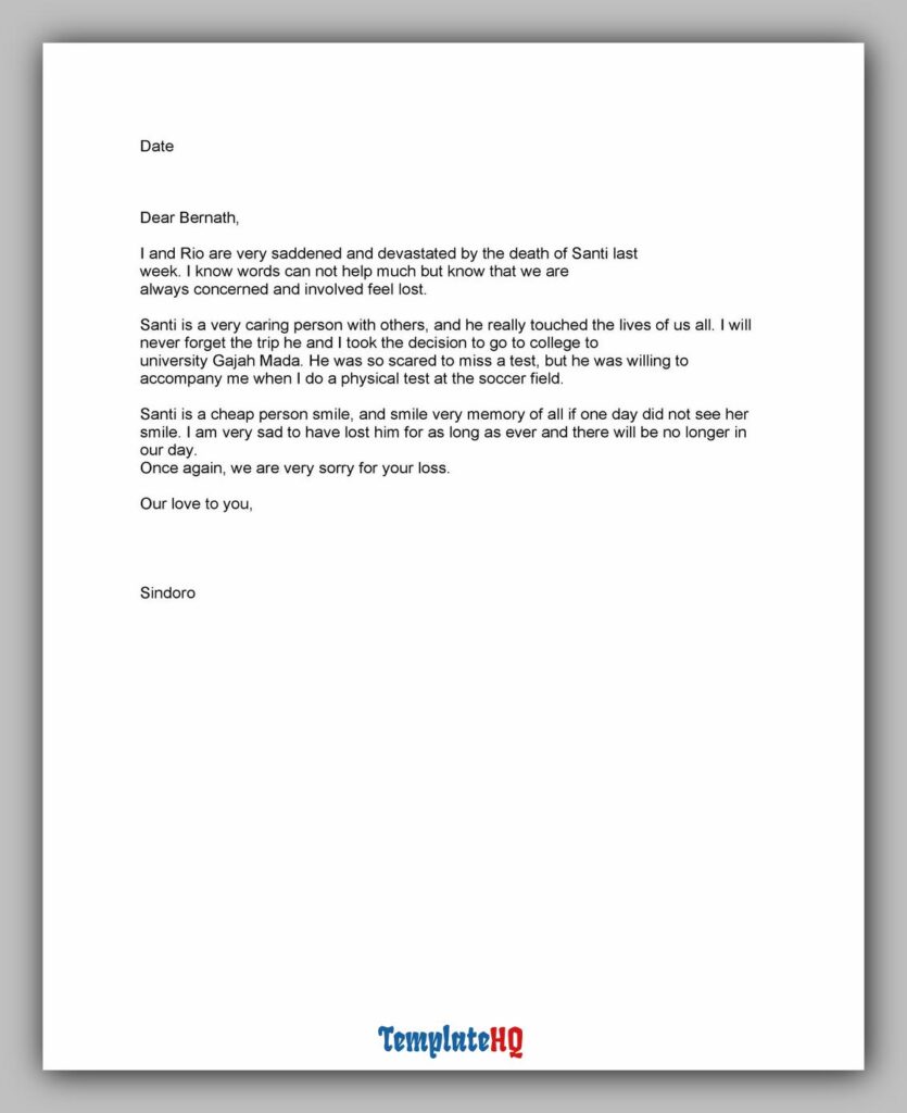 Sympathy Message Examples 09