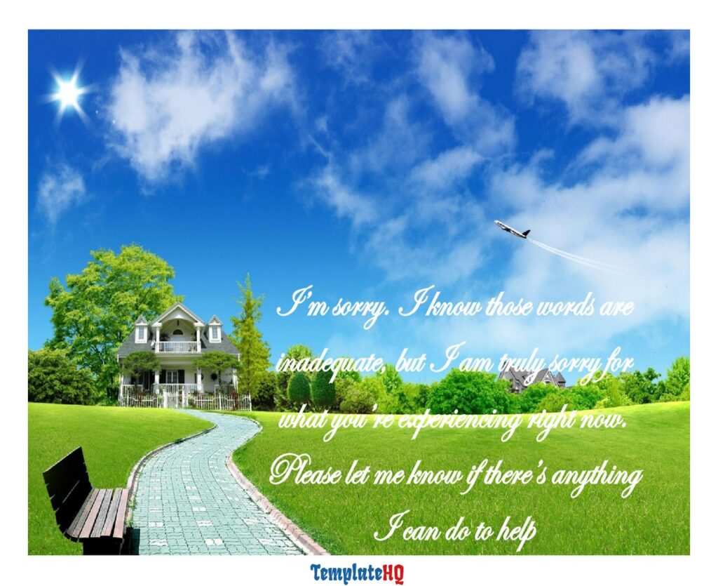 Sympathy Message Examples 23