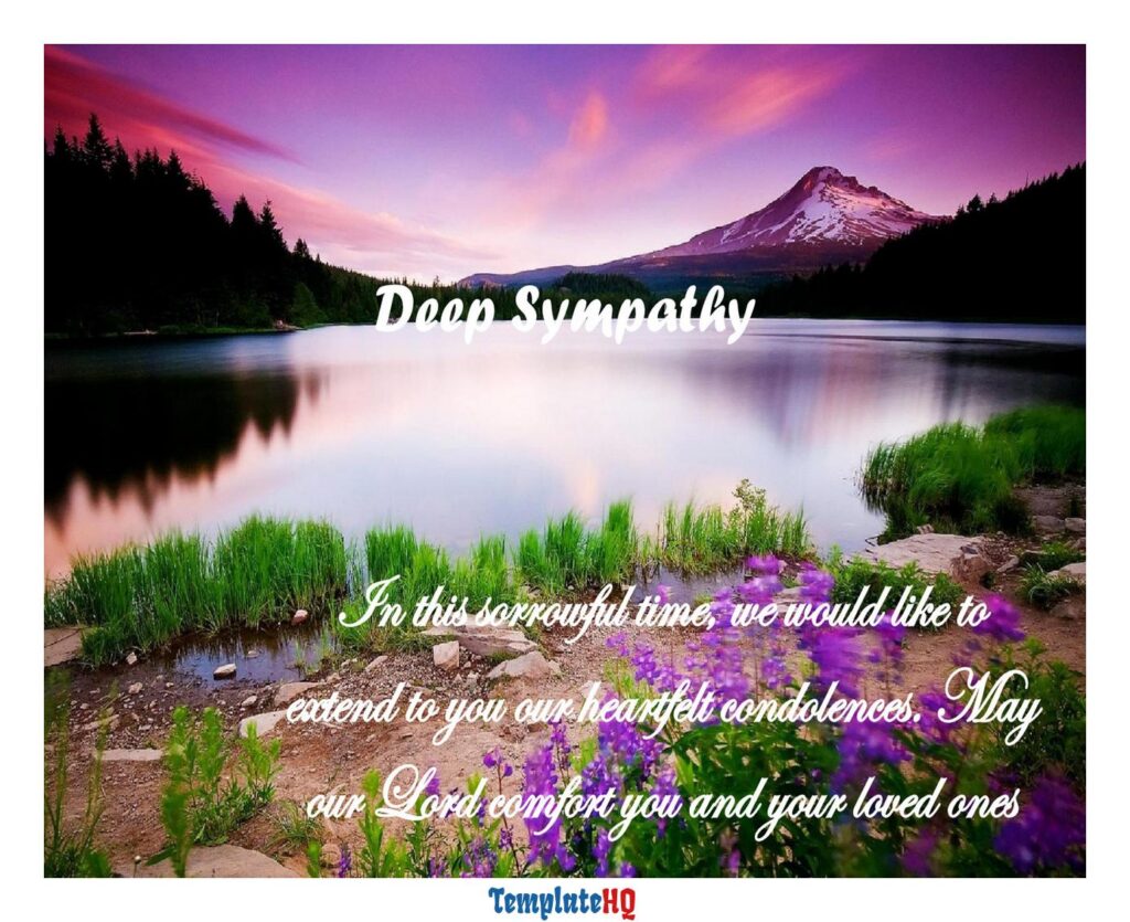 Sympathy Message Examples 25