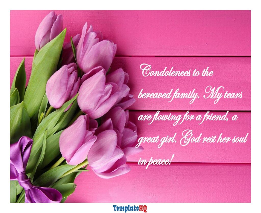 Sympathy Message Examples 26