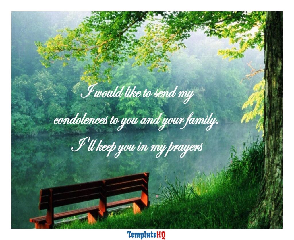 Sympathy Message Examples 30