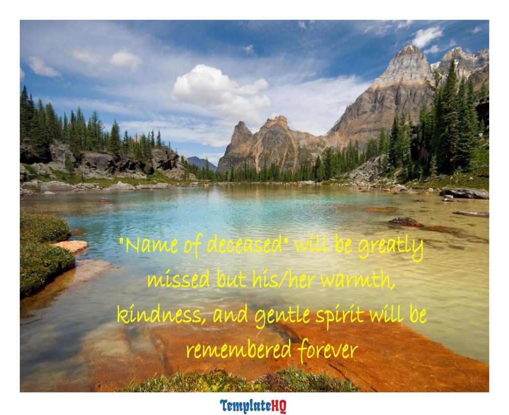 Sympathy Message Examples 34