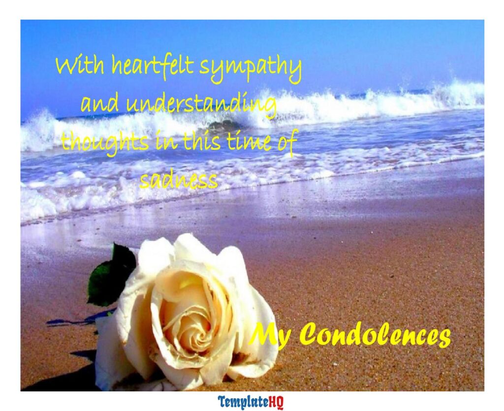 Sympathy Message Examples 39