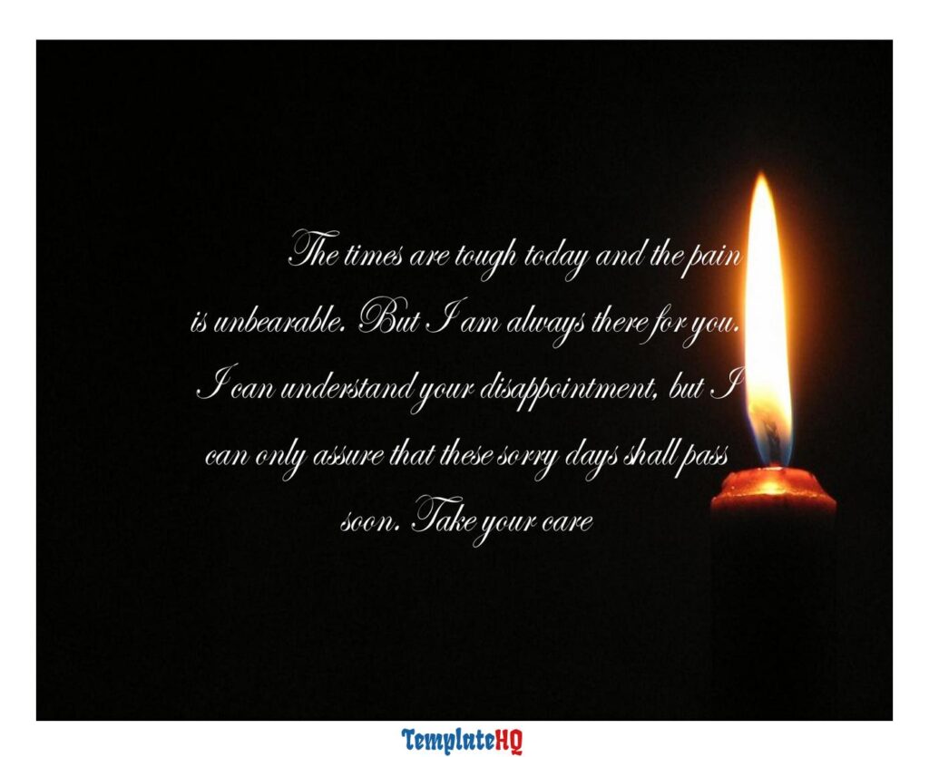 Sympathy Message Examples 43