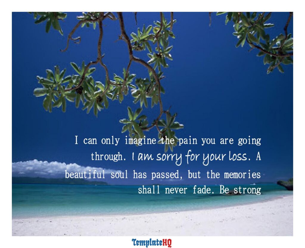 Sympathy Message Examples 45