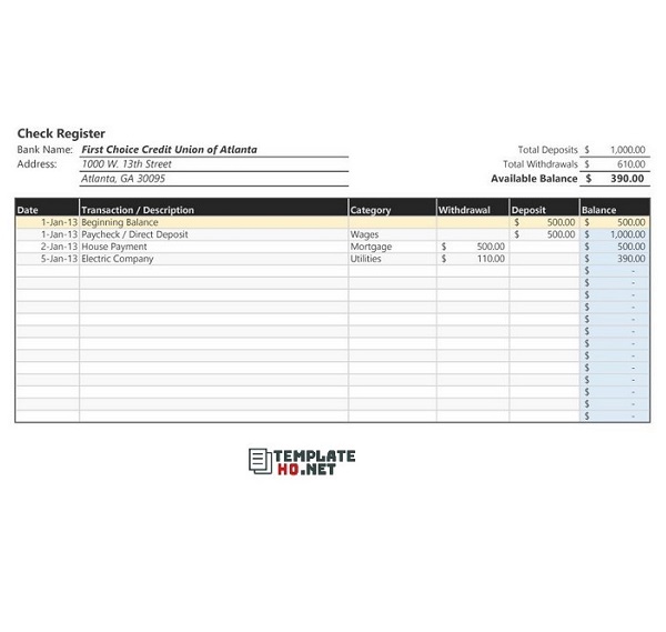 checkbook register 02 checkbook register 02
