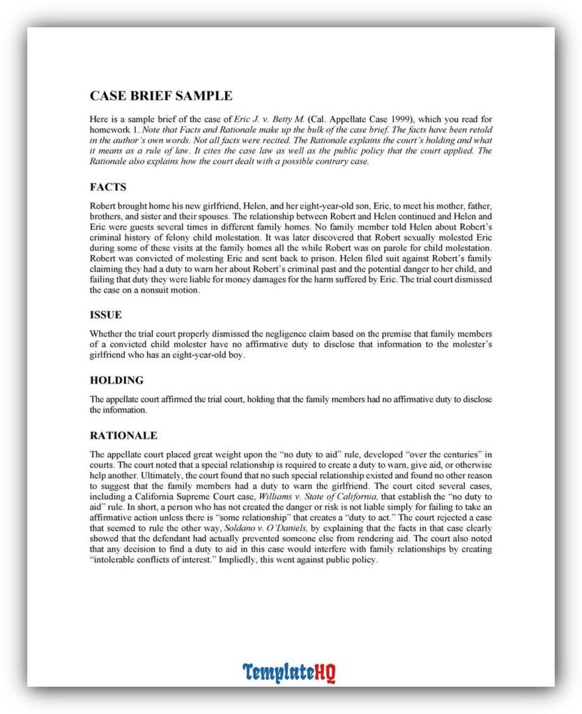 Case Brief Example 03